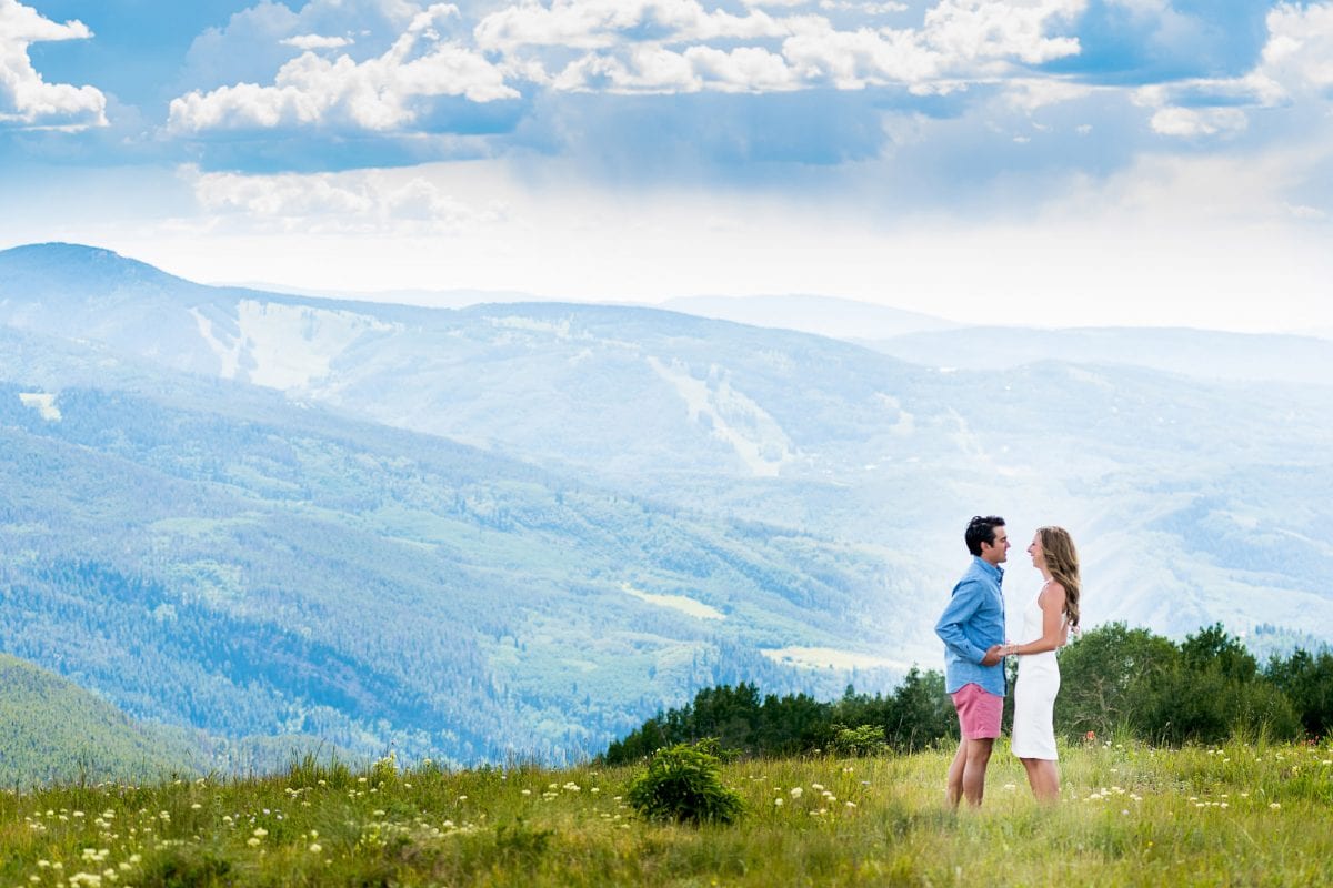 vail mountaim engagement